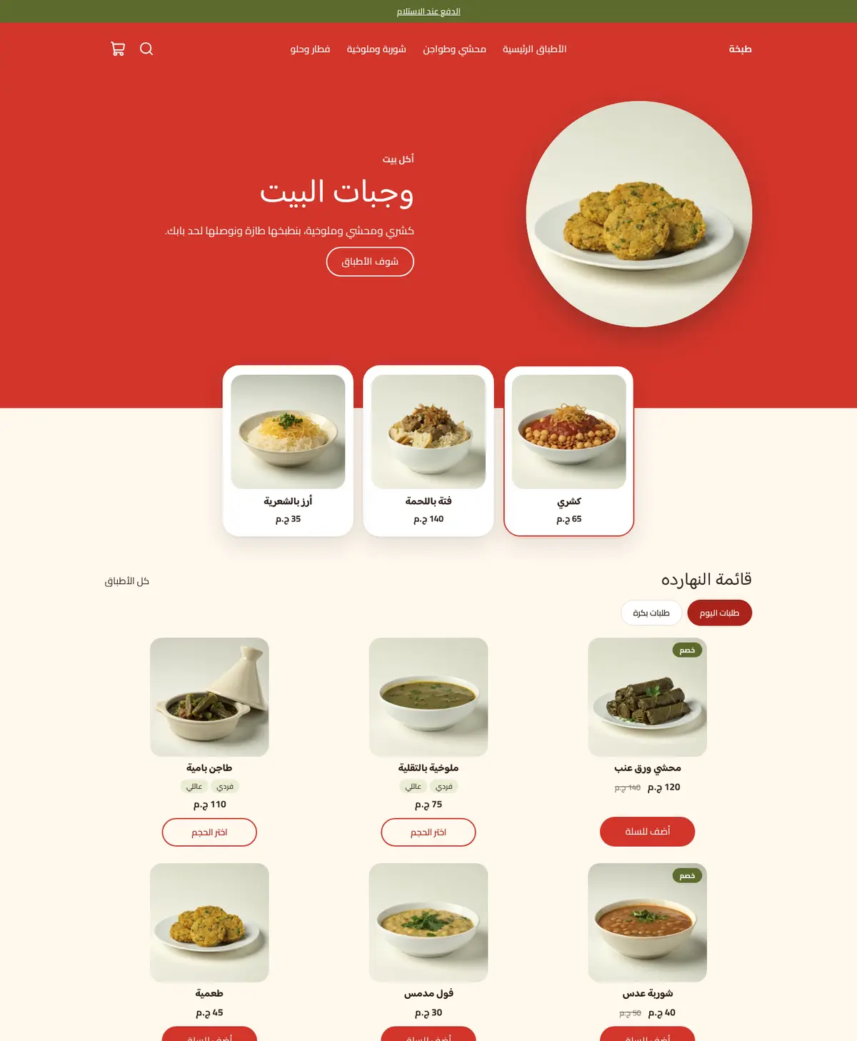معاينة لقالب طبخة